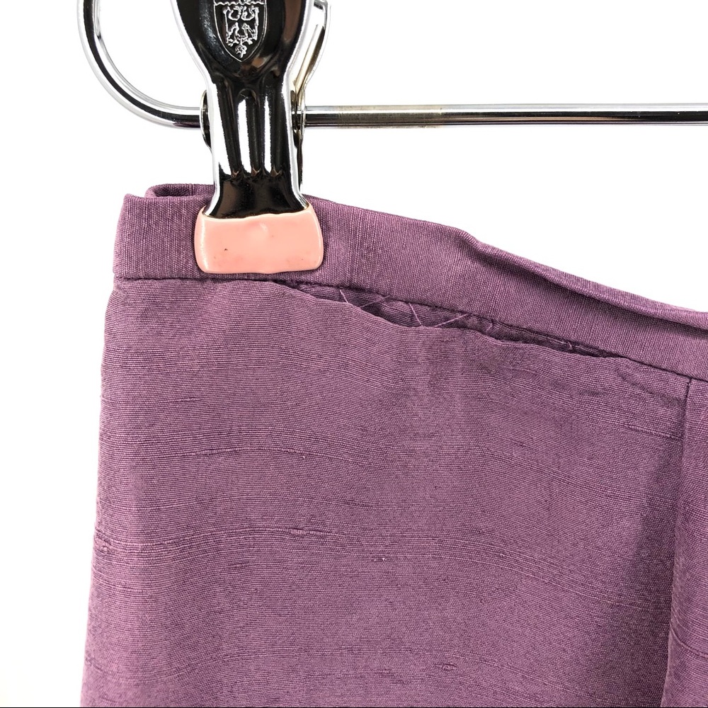 Eileen Fisher Lavender Purple 2 Piece 100% Silk Skirt Set - Picture 15 of 15